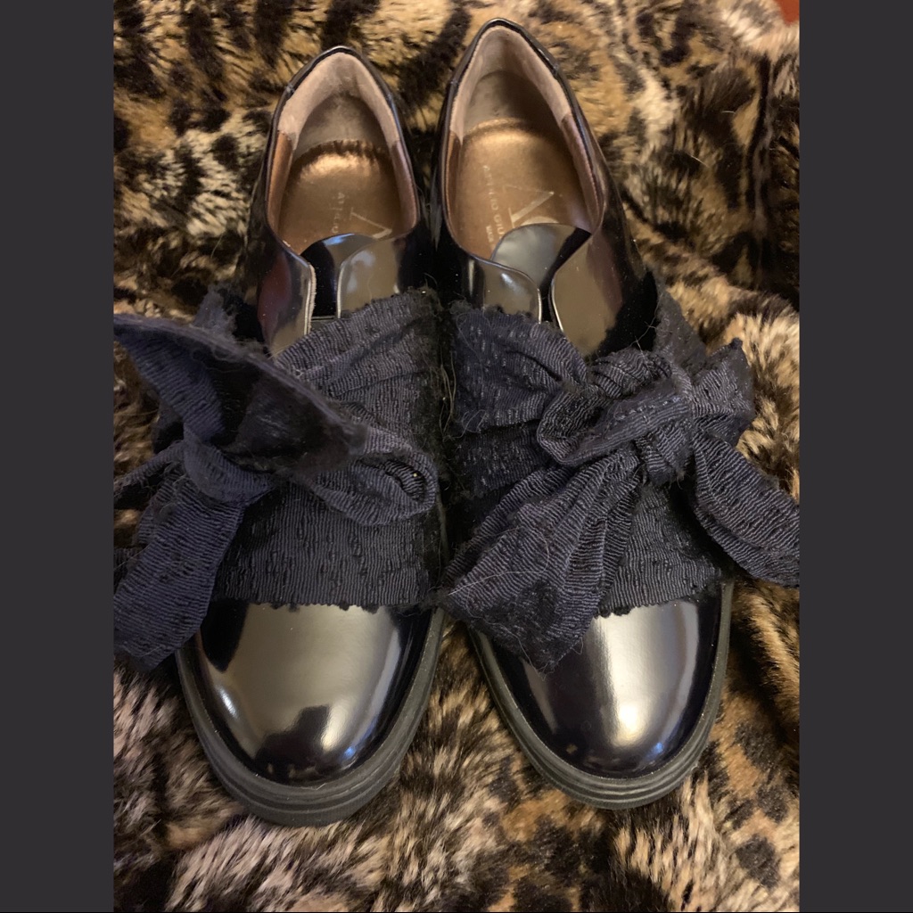 Agl Patent Leather Platform Sneakers